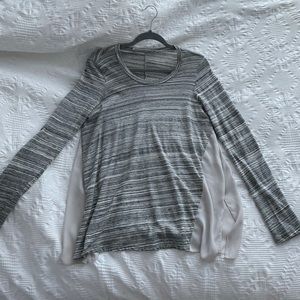 Lola and Sophie gray long sleeve